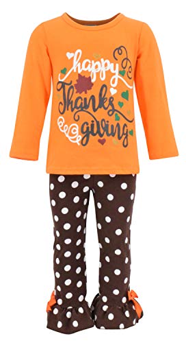 Unique Baby Girls 2pc Matching Outfit For Every Holiday Ruffled Long Sleeve Legging Sets 1