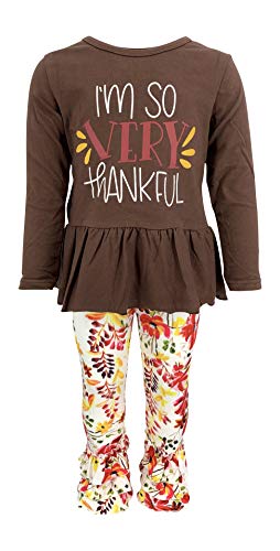 Unique Baby Girls 2pc Matching Outfit For Every Holiday Ruffled Long Sleeve Legging Sets 2