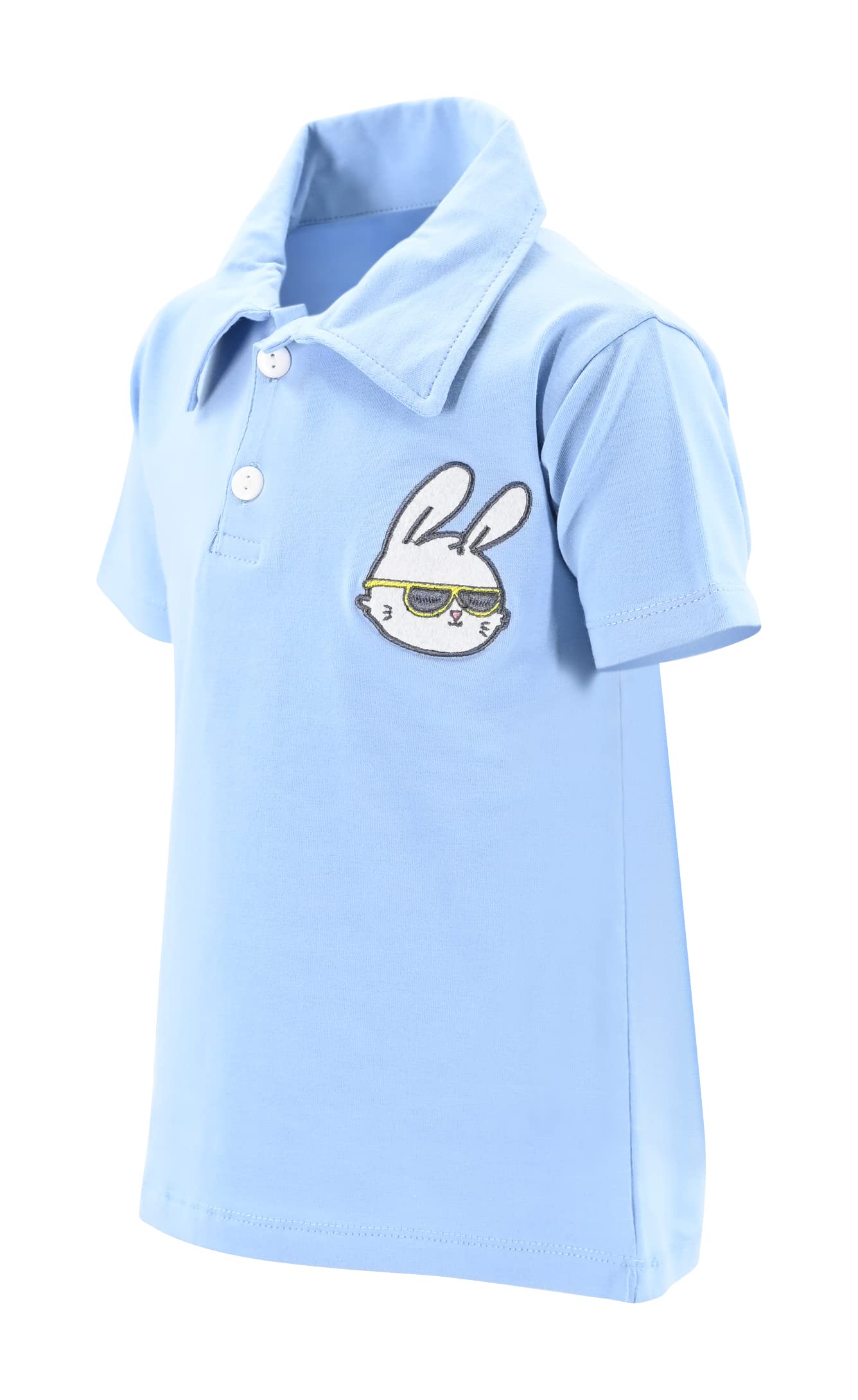 Unique Baby Moisture Wicking Kids Polo Shirts for Toddler Boys Polo Shirt