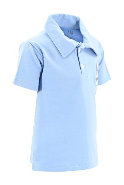 Unique Baby Moisture Wicking Kids Polo Shirts for Toddler Boys Polo Shirt