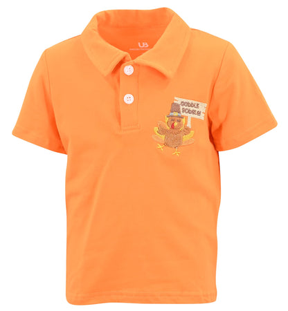 Unique Baby Short Sleeve Collared Boys Polo Shirt, Toddler Kids Polo Shirts