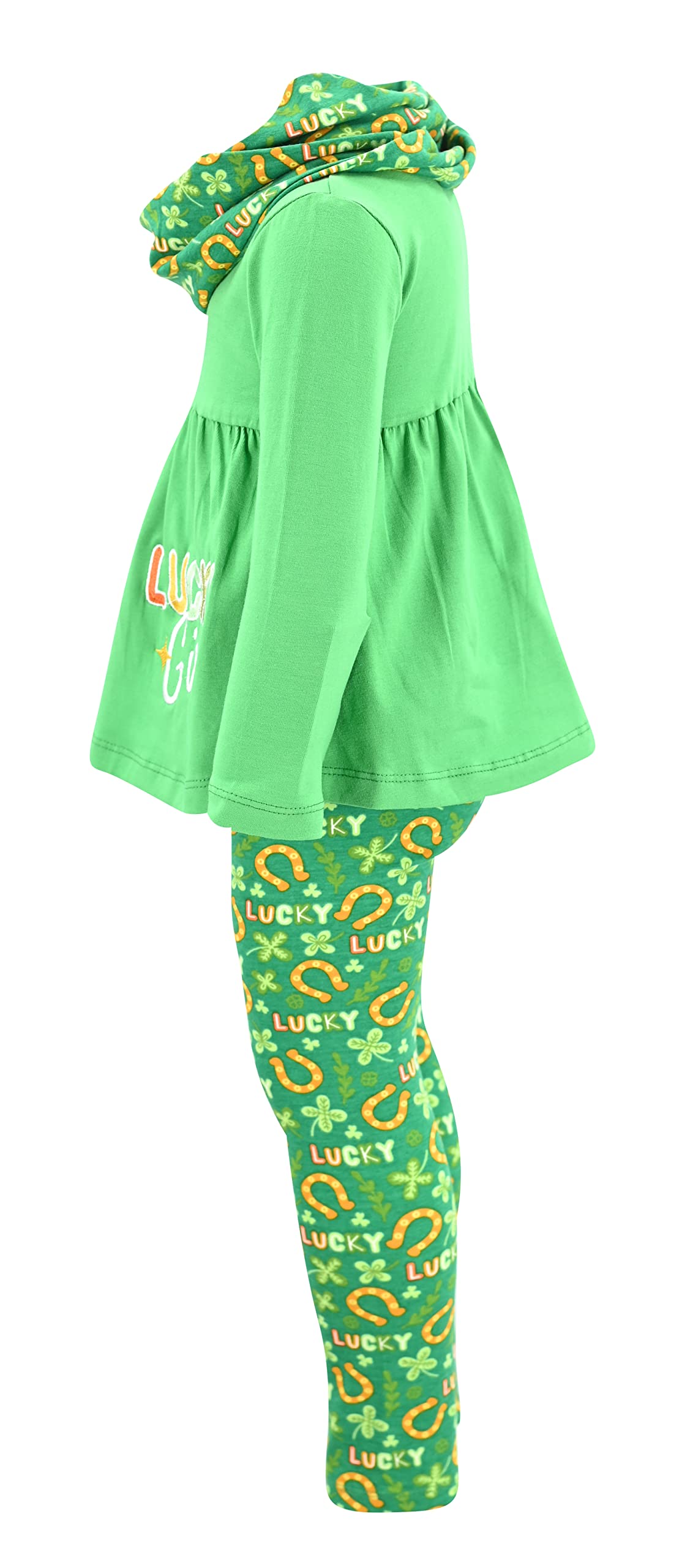 Unique Baby Girls Outfits Toddler 3 Piece Tunic Legging and Scarf Girls' Clothing Sets