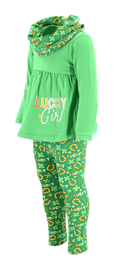 Unique Baby Girls Outfits Toddler 3 Piece Tunic Legging and Scarf Girls' Clothing Sets