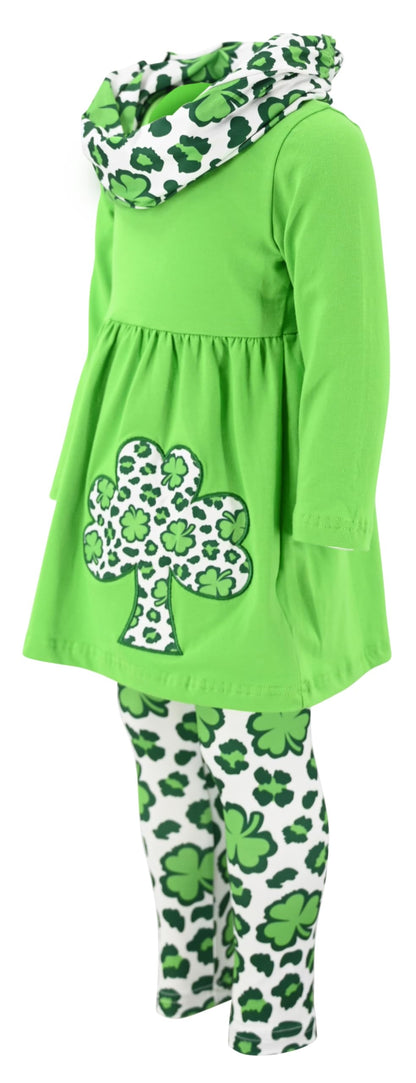 Unique Baby Girls' Clothing Sets Matching 3 Piece Outfit with Tunic Leggings and Scarf