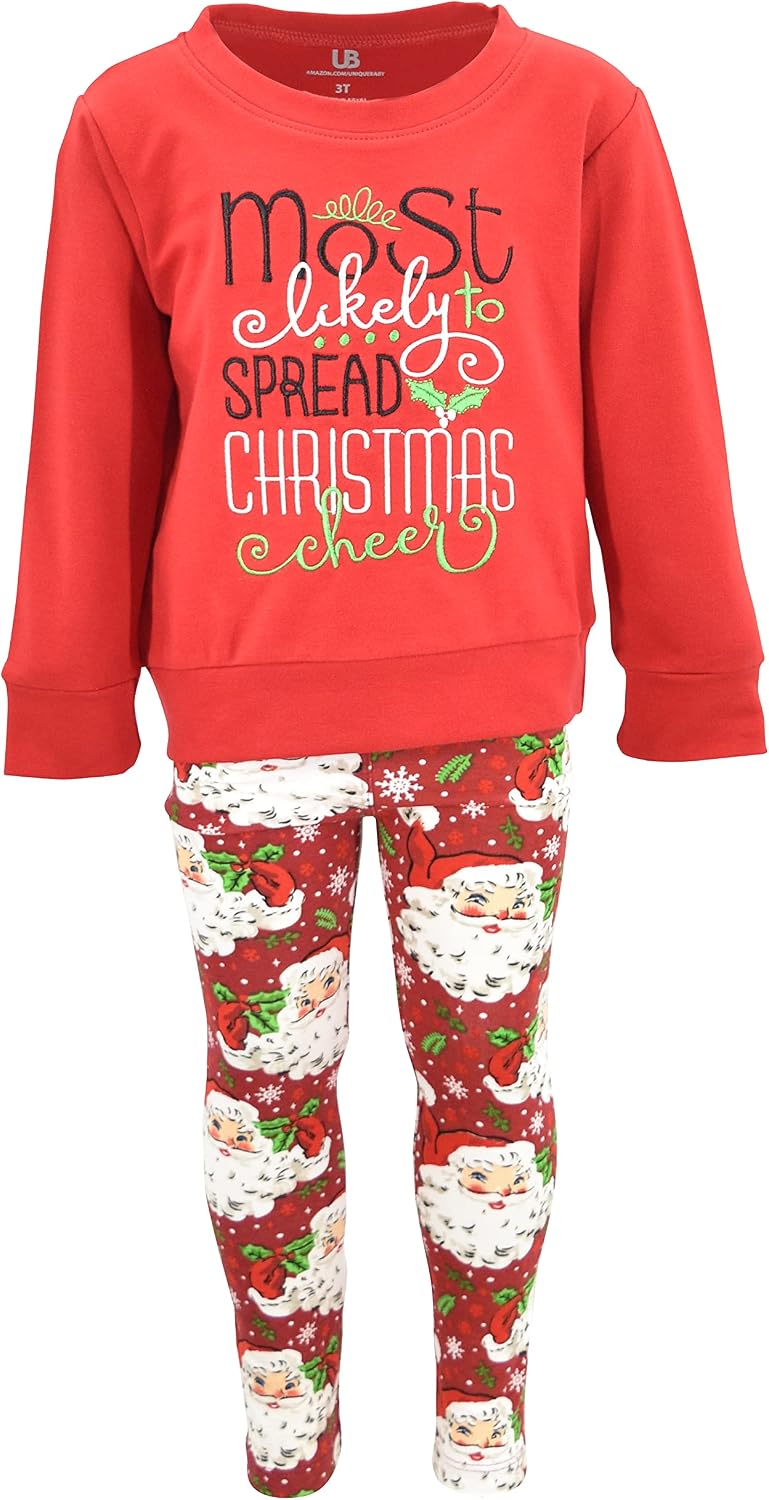 christmas cheer girls spread christmas cheer sweater leg b09hy3s6sc