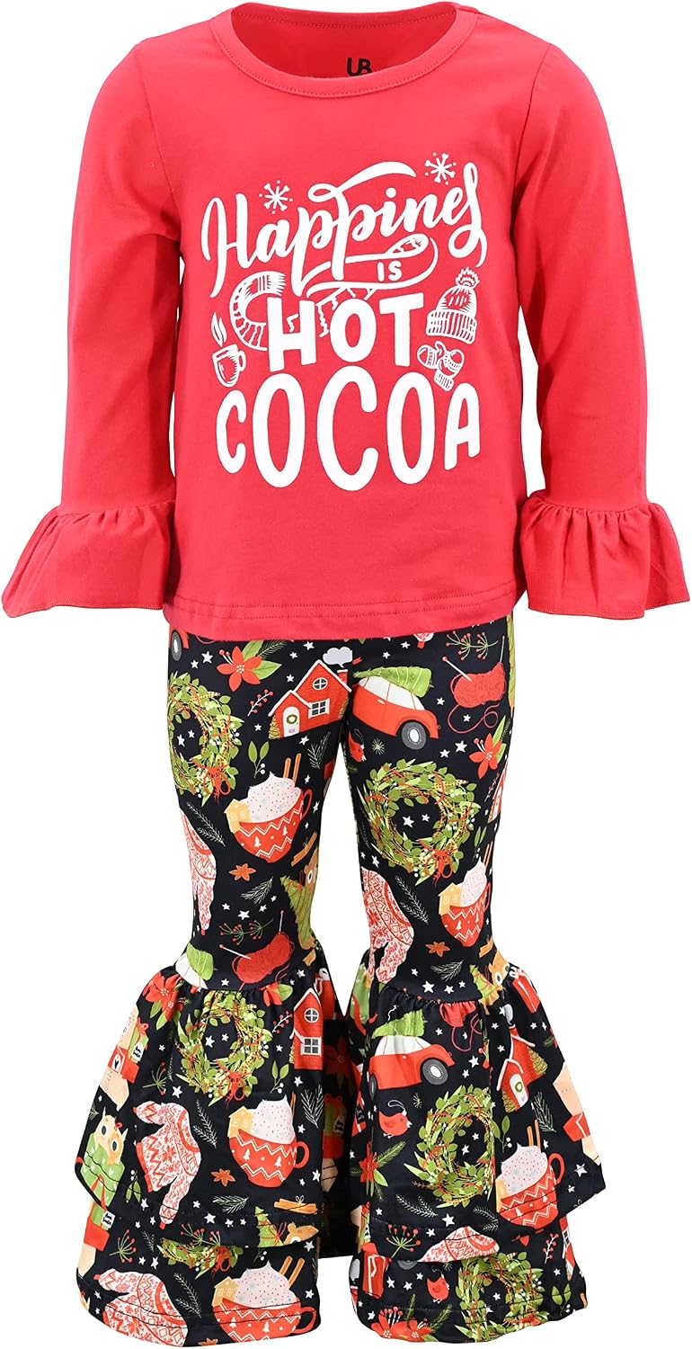 christmas happiness is hot cocoa girls happiness is hot cocoa christmas f b0b89jf2xh