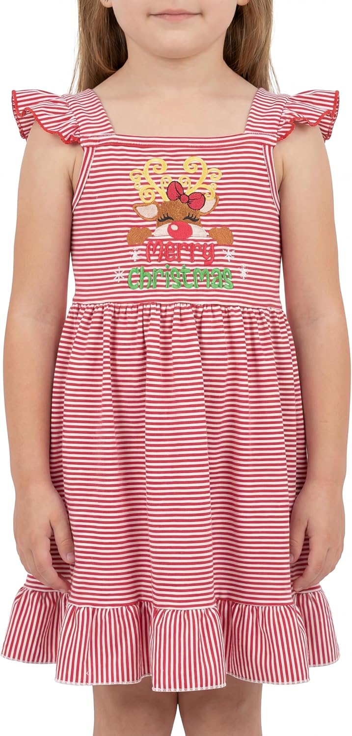 christmas merry christmas girls tank top christmas dress reindeer b0ffzz5lff
