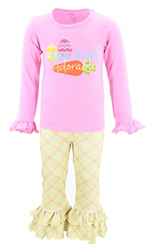 Unique Baby Girls 2pc Matching Outfit For Every Holiday Ruffled Long Sleeve Legging Sets 2