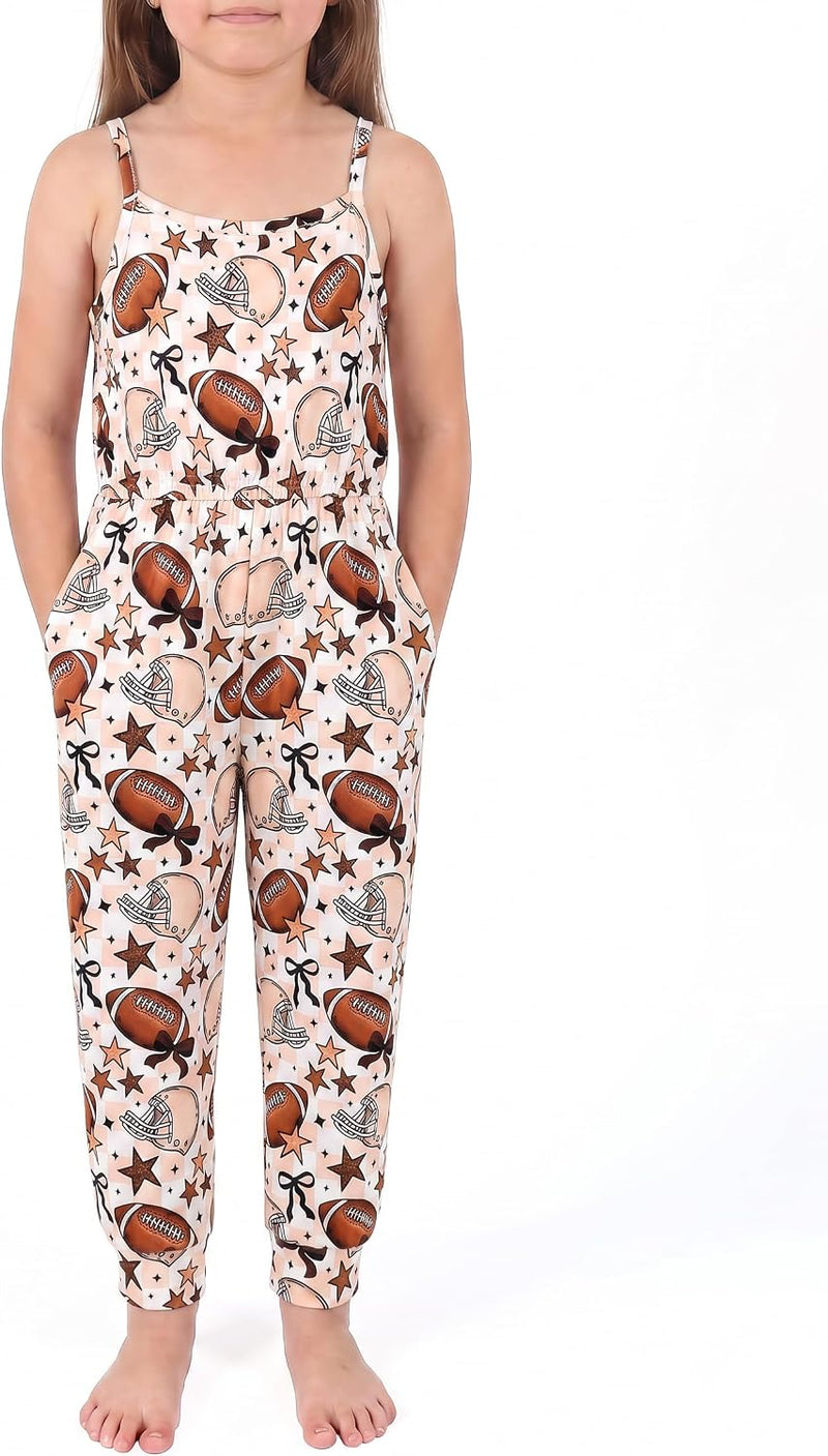football game day helmets girls football jumpsuit romper sleeveles b0gym9wypw