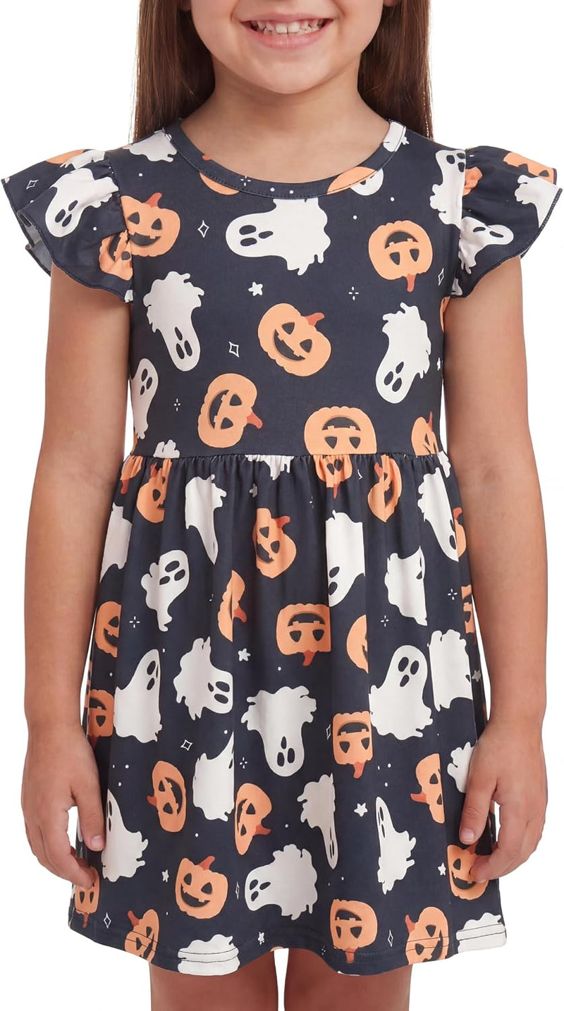 halloween boo giggles girls fall dress outfit kid girl toddler b0fh38pjhz
