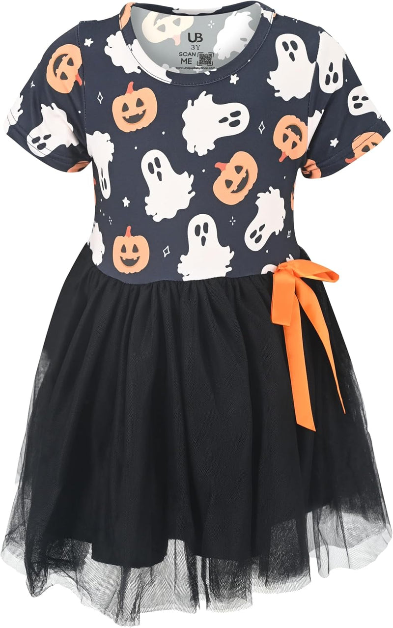 halloween boo giggles girls fall tutu dress outfit kid girl to b0fh36zh7l