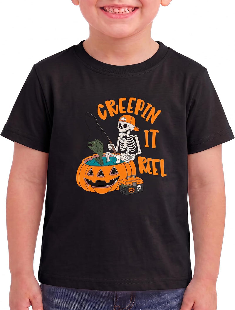 halloween creepin it reel boys halloween short sleeve t shirt cree b0gymjg2fc