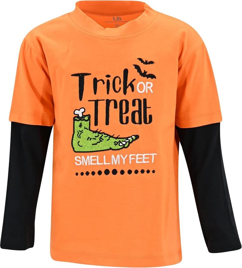 halloween zombie feet boys toddler trick or treat embroidered b0b41q6hkt