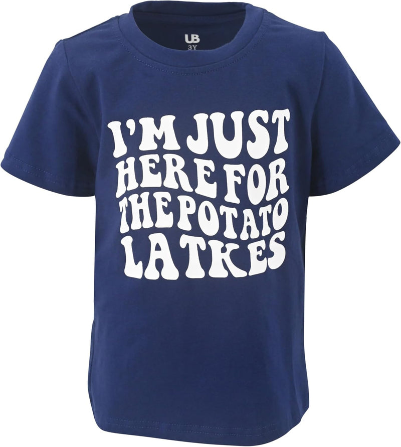 hanukkah latkes boys short sleeve winter hanukkah t shir b0fcj6qzmk