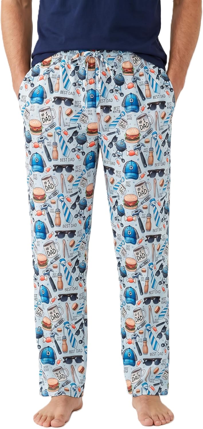 matching best dad mens adult comfy pajama pants fathers da b0gpnc4kcx