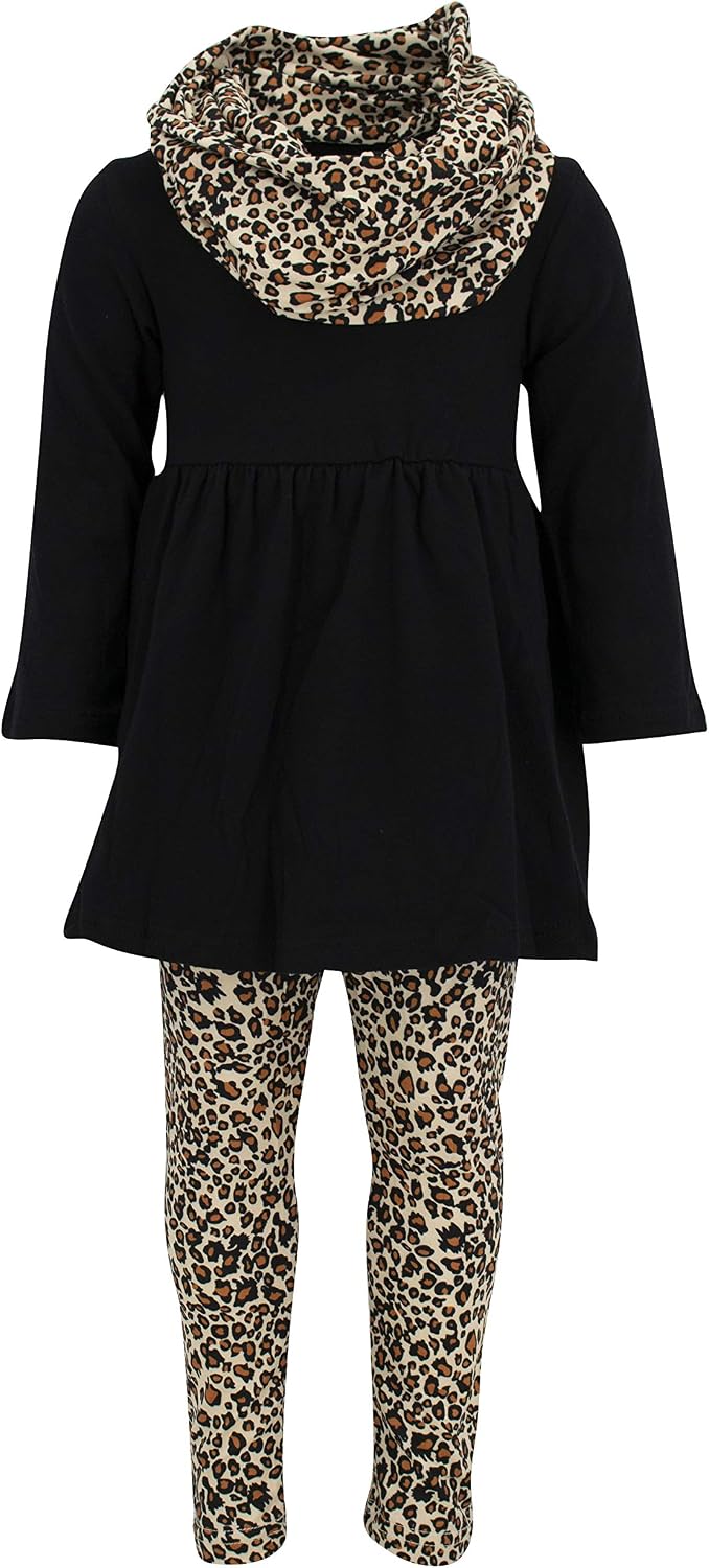 matching leopard girls 3 piece matching leopard print leg b0198x7h9q