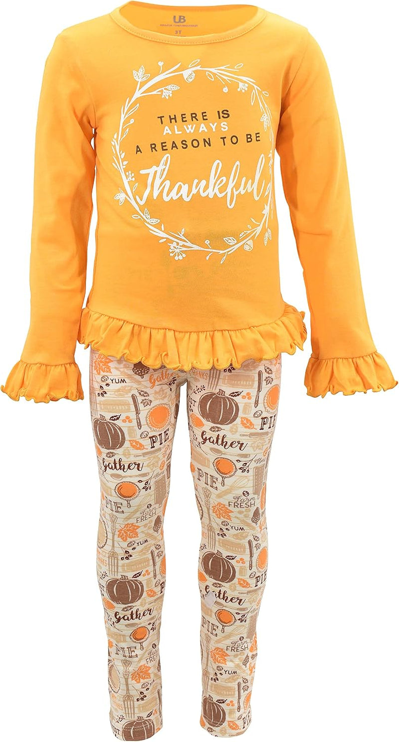 thanksgiving always thankful girls 2 piece always thankful thanksgivi b09fjf4fry