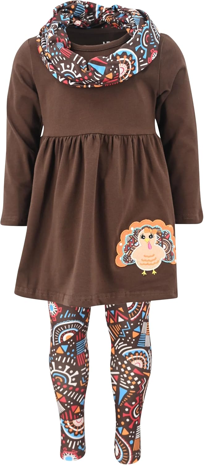thanksgiving ethnic abstract girls 3 piece legging set thanksgiving o b0dcbygww1