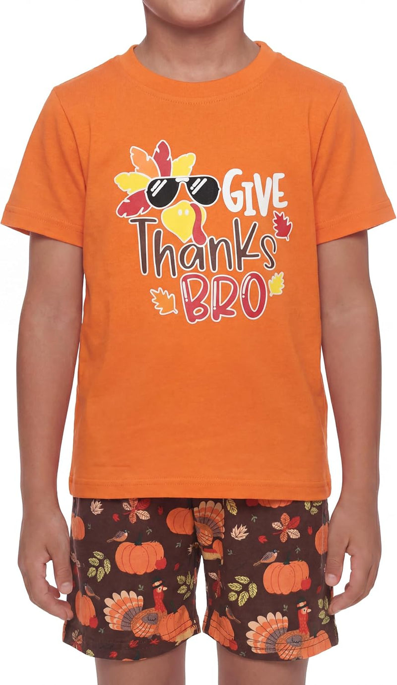 thanksgiving give thanks bro boys 2 piece give thanks bro thanksgivin b0b3ksnwpf