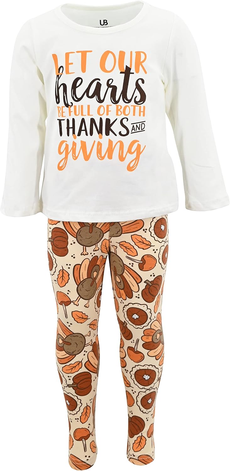 thanksgiving hearts full girls 2 piece hearts full thanksgiving c b0b3jwmgg4