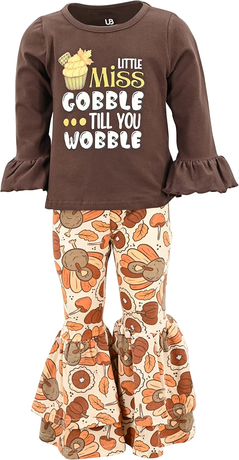 thanksgiving miss gobble girls 2 piece miss gobble thanksgiving c b0b3jxctmt