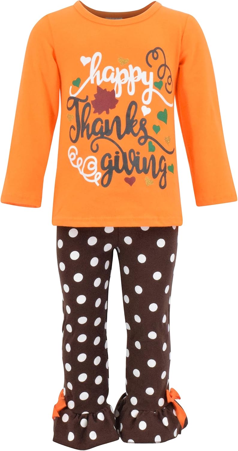 thanksgiving orange girls 2 piece happy thanksgiving orange b01ma3c0c6