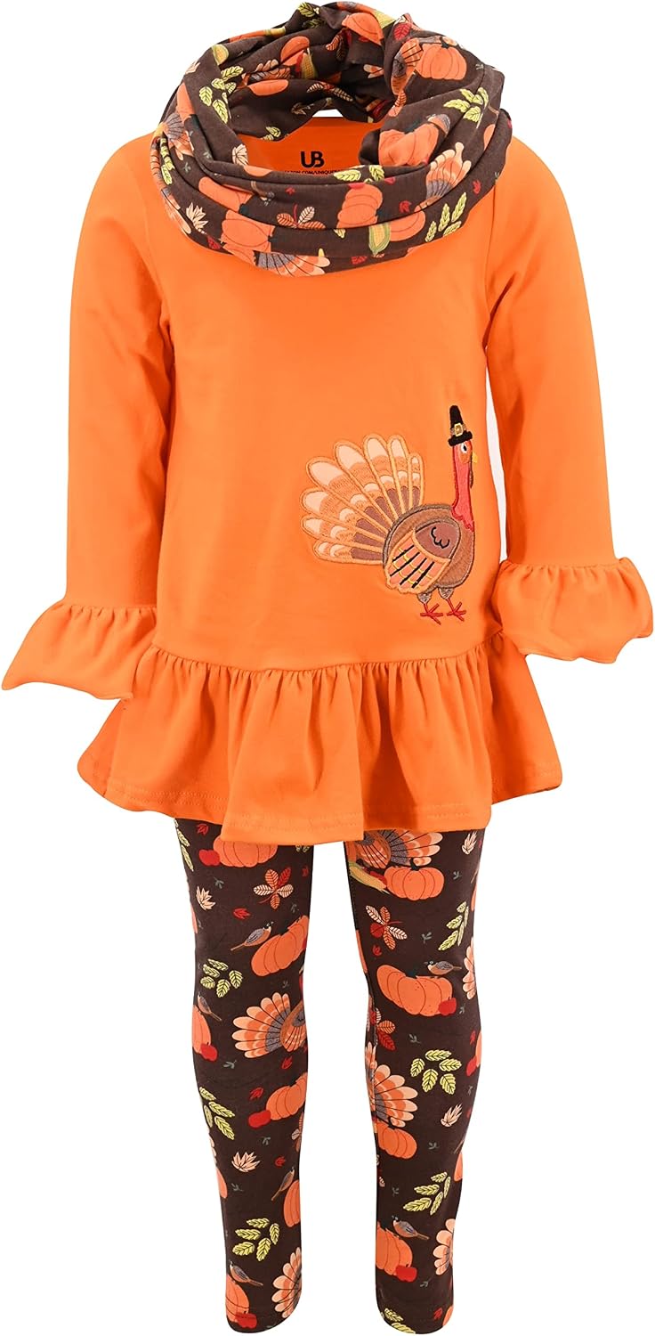 thanksgiving turkey squash girls 3 piece autumn turkey thanksgiving b0b3jxkxzh