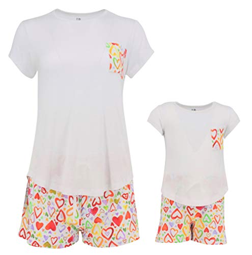 Unique Baby Mothers Day Mommy and Me Rainbow Shorts Set Outfit - Unique Baby Shop - Mothers Day