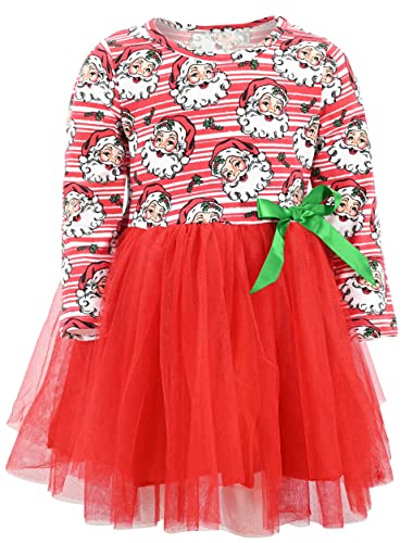 Girls Jolly Santa Christmas Tutu Dress Outfit Clothes - Unique Baby Shop - Christmas