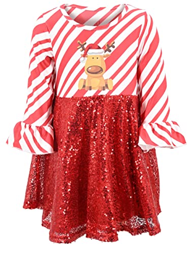 Girls Jolly Santa Christmas Tutu Dress Outfit Clothes - Unique Baby Shop - Christmas