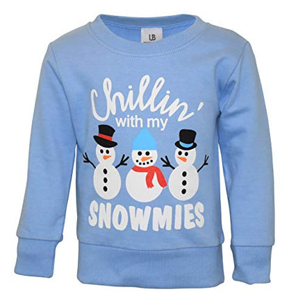 Unique Baby Boys Chillin with My Snowmies Christmas Sweater - Unique Baby Shop - Winter