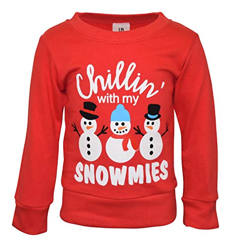 Unique Baby Boys Chillin with My Snowmies Christmas Sweater - Unique Baby Shop - Winter