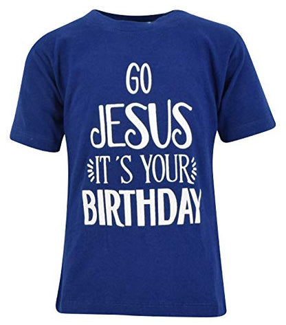 Unique Baby Boys Go Jesus It's Your Birthday Christmas Shirt - Unique Baby Shop - Christmas
