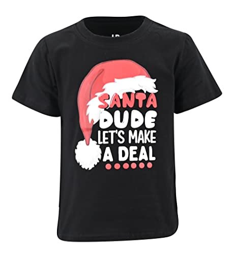 Unique Baby Boys Make A Deal with Santa Kids Christmas Shirt Clothes - Unique Baby Shop - Christmas