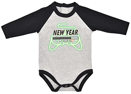 Unique Baby Boys Matching New Year Loading Video Game Onesie - Unique Baby Shop - New Years