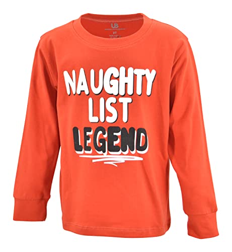 Unique Baby Boys Naughty List Legend Funny Christmas T-Shirt - Unique Baby Shop - Christmas