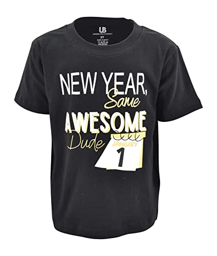 Unique Baby Boys New Year, Same Awesome Dude T-Shirt - Unique Baby Shop - New Years