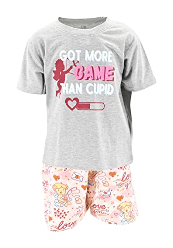 Unique Baby Boys Valentine's Day Tic Tac Toe T-Shirt with XO Shorts - Unique Baby Shop - Valentine