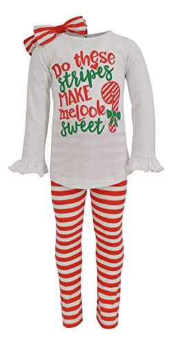 Unique Baby Girls Candy Cane Christmas Outfit - Unique Baby Shop - Christmas