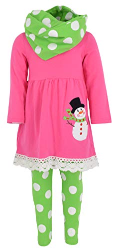 Unique Baby Girls Frosty the Snowman 3 Piece Christmas Outfit - Unique Baby Shop - Christmas