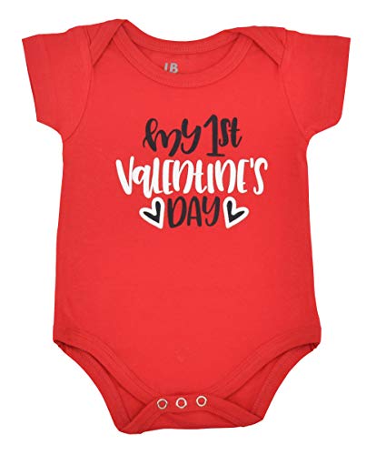 Unique Baby Girls My 1st Valentine's Day Romper Layette Set - Unique Baby Shop - Valentine