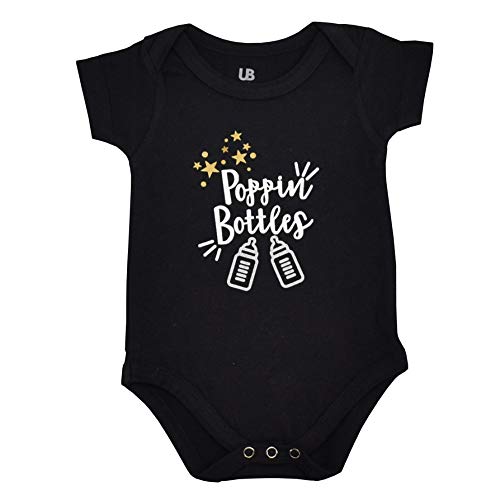 Unique Baby Girls Poppin Bottles New Years One Piece - Unique Baby Shop - New Years