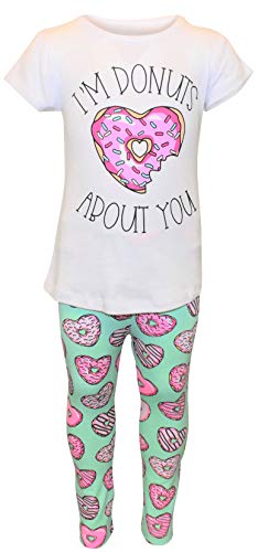 Unique Baby Girls Valentines Day Donuts About You Legging Set - Unique Baby Shop - Valentine