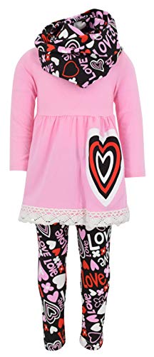 Unique Baby Girls Valentine's Day Outfit Layered Heart Crochet - Unique Baby Shop - Valentine
