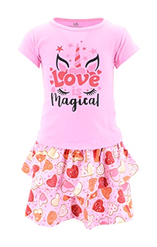 Unique Baby Girls Valentine's Day XO Print Long Sleeve Tutu Dress - Unique Baby Shop - Valentine