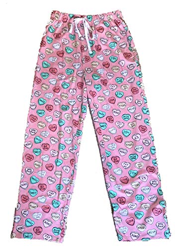 Unique Baby Mommy and Me Matching Valentines Day Cotton Spandex Pants (Women M, Candy Hearts) - Unique Baby Shop - Valentine