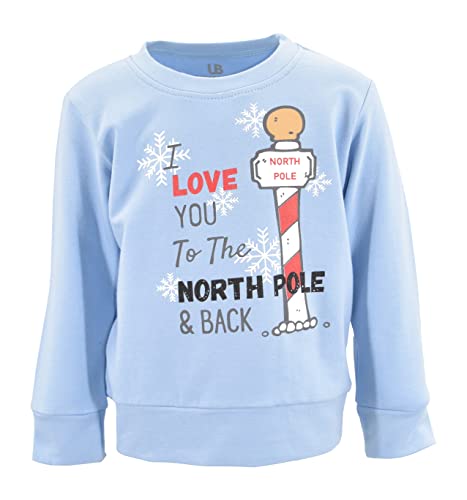 Unique Baby Unisex Love You to The North Pole Christmas Sweater Shirt - Unique Baby Shop - Christmas