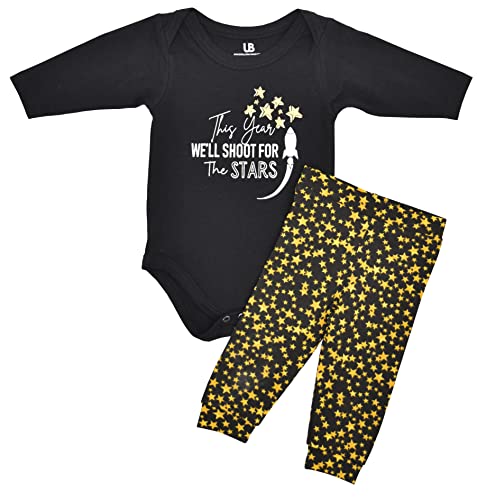 Unique Baby Unisex New Years Stars Party Layette Set - Unique Baby Shop - New Years