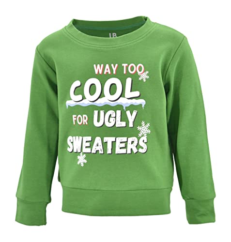 Unique Baby Unisex Too Cool for Ugly Sweaters Christmas T-Shirt - Unique Baby Shop - Christmas