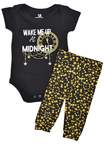 Unique Baby Unisex Wake Me At Midnight New Year Layette Set - Unique Baby Shop - New Years